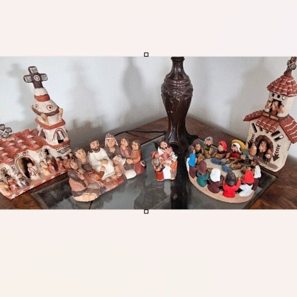 5 Items: Peru Peruvian Art Christian Religion Jesus Chapels Disciples